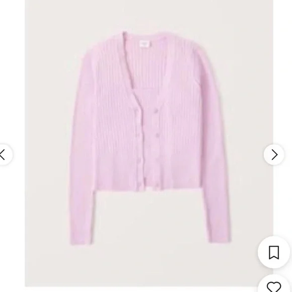 Abercrombie Ribbed Knit Cardigan Set - Picture 13 of 13